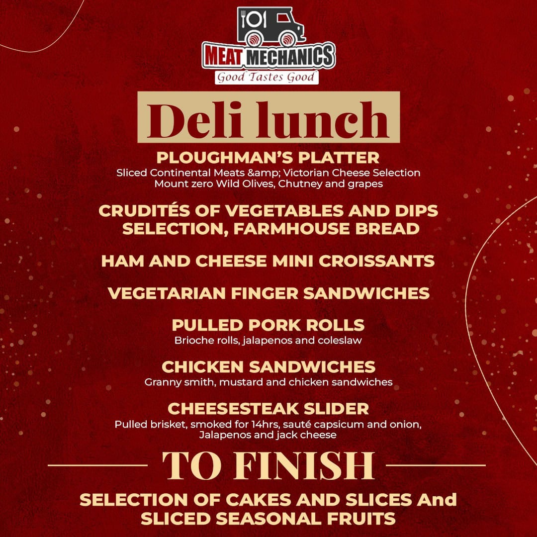 Breakfast menu includes bacon & egg rolls, salmon bagels, ham croissants, and more.